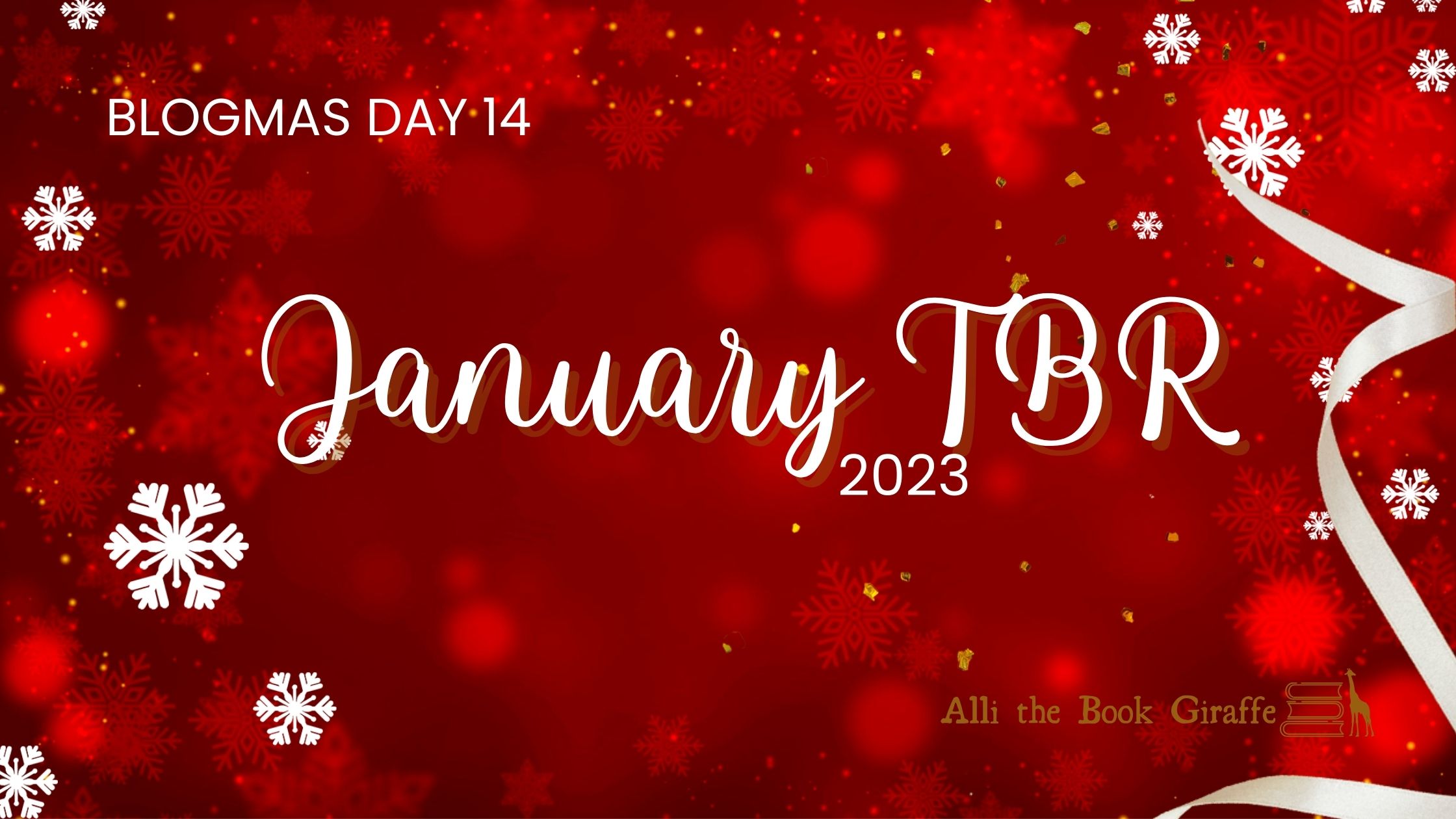 January 2023 TBR: Blogmas Day 14