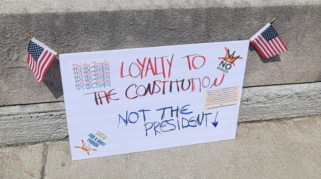 Loyalty to the constitution not the president